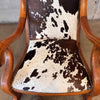 1930's Rocking Chair With New Cowhide Product Image