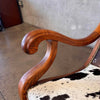 1930's Rocking Chair With New Cowhide Product Image