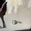 1962 Japanese Abstract Triptych w/ Illegible Signatures