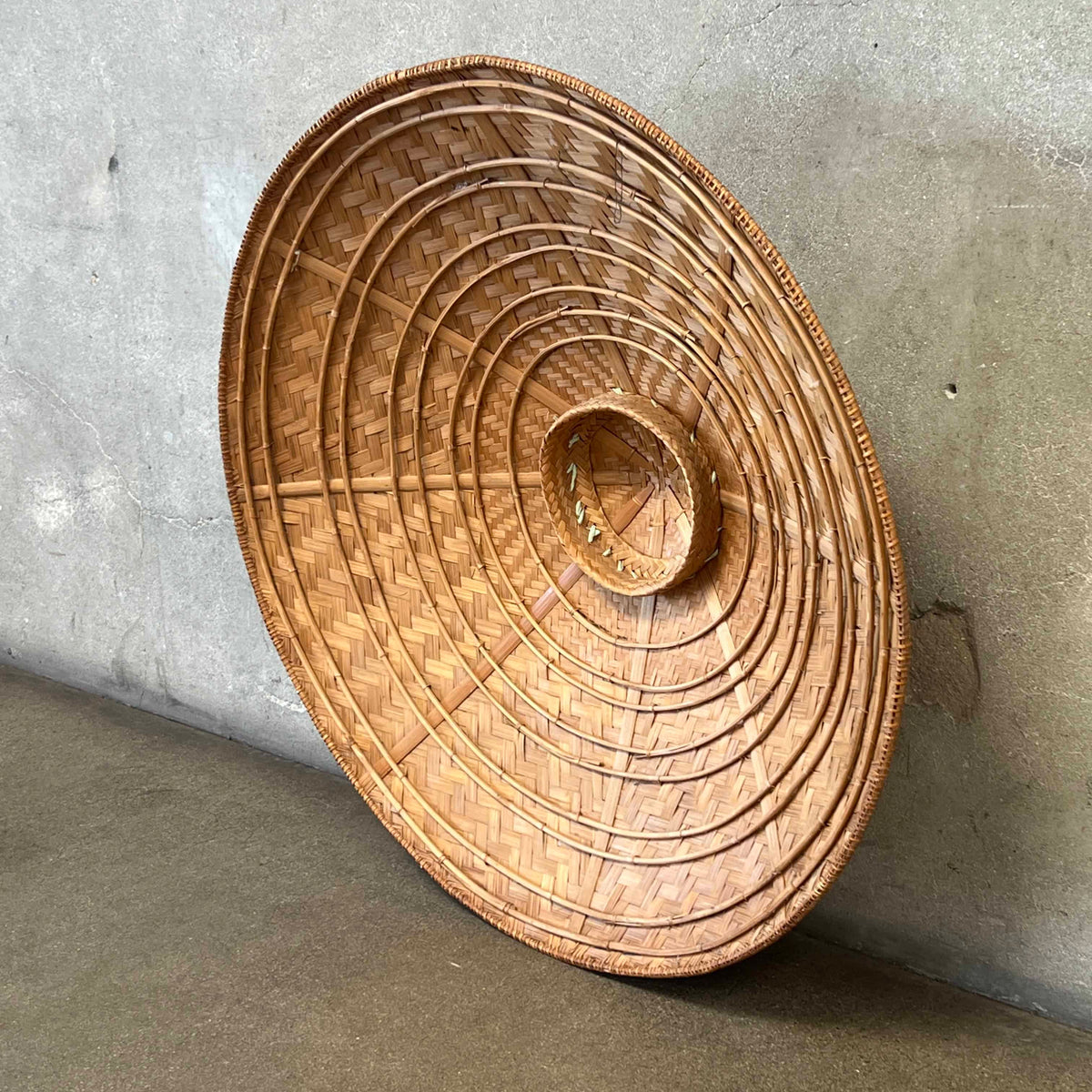Wall Hanging Asian Straw Hat