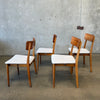 Set of 4 Vintage Danish Mid Century Dining Chairs c.1962-68