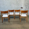 Set of 4 Vintage Danish Mid Century Dining Chairs c.1962-68