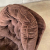 1970's Plush Chair w/Footstool