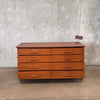 Mid Centiury Modern 1960's Walnut Eight Drawer Heritage Henredon Credenza