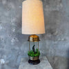 Late 60's Oil Rain Lamp with Muse - Rare Table Top Lamp Model
