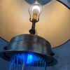 Late 60's Oil Rain Lamp with Muse - Rare Table Top Lamp Model