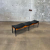Mid Century Modern 3 Seat Bench Attributed to Arthur Umanoff