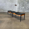 Mid Century Modern 3 Seat Bench Attributed to Arthur Umanoff