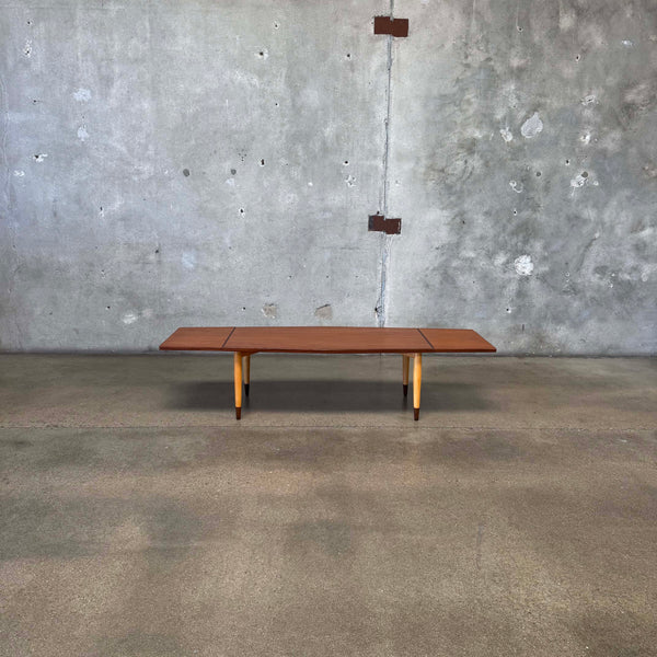 Teak & Ash Dropleaf Coffee Table Made in Sweden Product Image