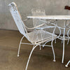 Vintage Mid Century Modern Irion Mesh Patio Set