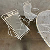 Vintage Mid Century Modern Irion Mesh Patio Set