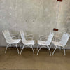 Vintage Mid Century Modern Irion Mesh Patio Set