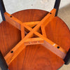Danish Mid Century Modern Side Table in Ebony and Teak