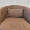 Pair of Brown Boucle Style Swivel Chairs Product Image