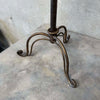 Vintage Gothic Wrought Iron 6 Light Devotional Candle Stand