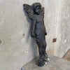 Vintage Gothic Hanging Cherub Wall Sculpture