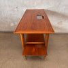 Vintage Walnut Console / Sofa Table By Lane