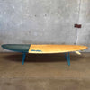 7'9" Becker Long Board Surfboard Bench With Hair Pin Legs