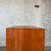 Mid Century Modern Walnut Highboy Dresser By Kipp Stewart For Drexel Declaration