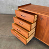 Mid Century Teak Credenza With Original Key - Made in Norway 1960s #1