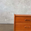 Mid Century Teak Credenza With Original Key - Made in Norway 1960s #2