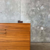 Walnut& Brass Double Dresser By Jens Risom & Chris Hardy For DWR