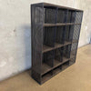 Perforated Metal Apothecary Shelving Unit
