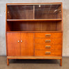 Vintage Mid Century Modern Cherrywood Drexel "Sun Coast" Hutch By Kipp Stewart