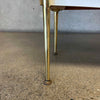 Mid Century Modern 1950s - 1960s White/Gold Cabinet