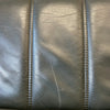 Vintage Mid Century Modern Teak & Green Leather Sofa By Hjellegjerde Mobler