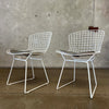 Pair of 1970s Bertoia Wire Side Chairs