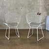 Pair of 1970s Bertoia Wire Side Chairs