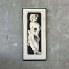 Lithograph of "Girl with Raised Knee" by Hans Erni (1909 - 2015) Switzerland