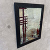 Ian Paul Original Cityscape With Power Lines - PENDING