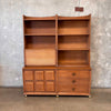 Mid Century Broyhill Secretary Bookcase Console Product Image