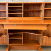 Mid Century Modern Teak Magic Box Desk - No Key