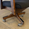 Mid Century Modern Office Banker's Swivel Chair