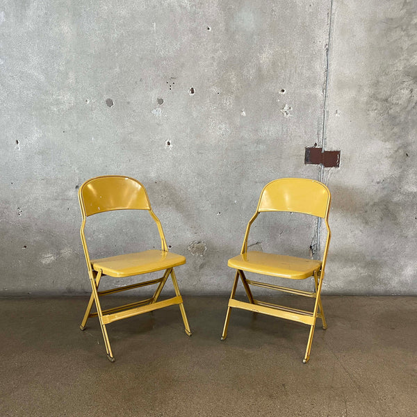 Vintage Metal Folding Chairs