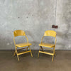 Vintage Metal Folding Chairs