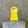 1995 Ikea Yellow Keyhole Shaped Wall Clock Product Image