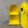 1995 Ikea Yellow Keyhole Shaped Wall Clock Product Image