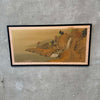 Vintage Japanese Silk Screen Painting