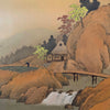 Vintage Japanese Silk Screen Painting