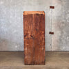 Rustic Vintage Chimney Style Cupboard w/ Four Drawer & Three Shelves