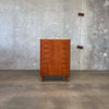 Danish Modern Teak Seven Drawer Highboy Dresser