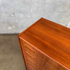 Danish Modern Teak Seven Drawer Highboy Dresser