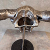 Cast Iron Aluminum Bull Skull