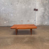 Vintage Mid Century Modern Slat Bench C. 1960's Product Image