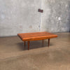 Vintage Mid Century Modern Slat Bench C. 1960's Product Image