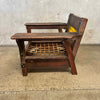Early Monterey Club Chair Circa 1928-1930 - Rope Seat